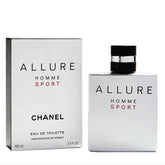 CHANEL Allure Homme Sport Eau de Toilette Spray 3.4 fl oz (100 ml) Men’s Fresh Citrus Woody Fragrance – Long Lasting