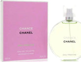 Chanel Chance Eau Fraîche Eau de Toilette for Women 3.4 oz / 100ml – Fresh Citrus Floral Long-Lasting Luxury Fragrance