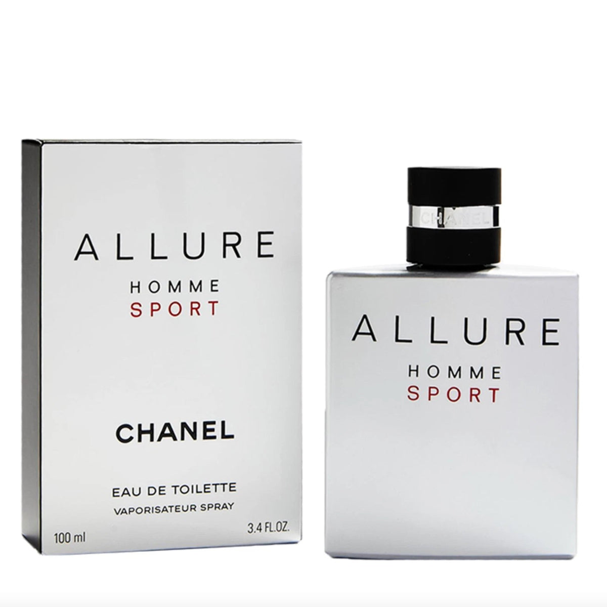 CHANEL Allure Homme Sport Eau de Toilette Spray 3.4 fl oz (100 ml) Men’s Fresh Citrus Woody Fragrance – Long Lasting
