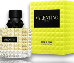 Valentino Donna Born In Roma Yellow Dream Eau de Parfum for Women 3.4 oz / 100ml – Floral Musky Long-Lasting Luxury Designer Fragrance