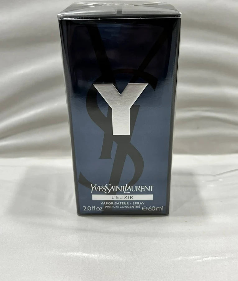 Yves Saint Laurent Y Elixir for Men 2.0 oz / 60ml – Intense Woody Aromatic Long-Lasting Luxury Fragrance Spray
