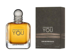 Emporio Armani Stronger With You Eau de Toilette for Men 3.4 oz / 100ml – Warm Spicy Vanilla Long-Lasting Designer Fragrance Spray