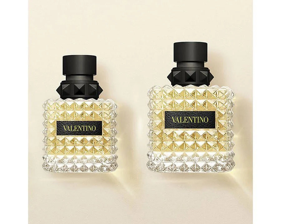 Valentino Donna Born In Roma Yellow Dream Eau de Parfum for Women 3.4 oz / 100ml – Floral Musky Long-Lasting Luxury Designer Fragrance
