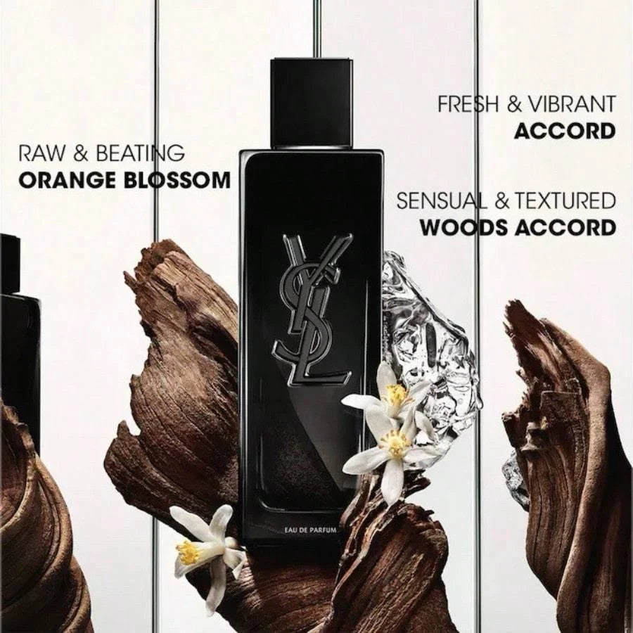 Yves Saint Laurent MYSLF Eau de Parfum for Men 3.4 oz / 100ml – Fresh Woody Long-Lasting Luxury Designer Fragrance Spray