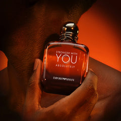 Emporio Armani Stronger With You Absolutely Parfum for Men 3.4 oz / 100ml – Warm Spicy Vanilla Long-Lasting Luxury Designer Fragrance
