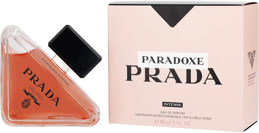 Prada Paradoxe Intense Eau de Parfum for Women 3.0 oz / 90ml – Warm Floral Amber Long-Lasting Luxury Designer Fragrance