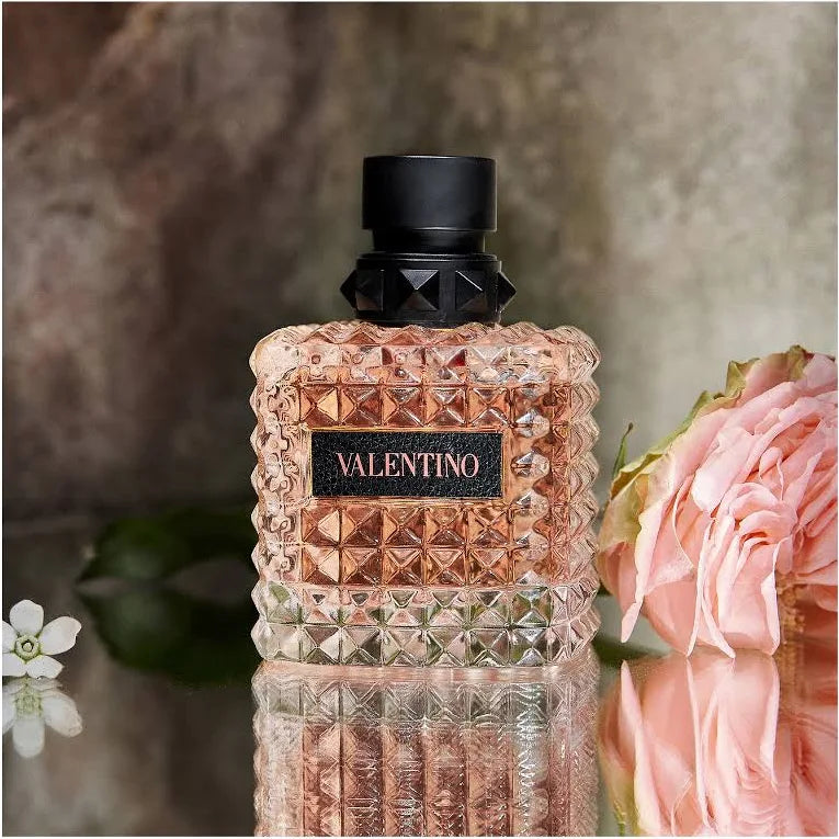 Valentino Donna Born In Roma Coral Fantasy Eau de Parfum for Women 3.4 oz / 100ml – Fruity Floral Long-Lasting Luxury Designer Fragrance