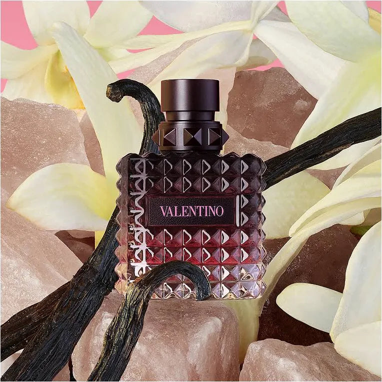 Valentino Donna Born In Roma Intense Eau de Parfum for Women 3.4 oz / 100ml – Warm Vanilla Floral Long-Lasting Luxury Designer Fragrance