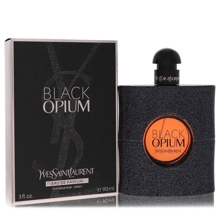 Yves Saint Laurent Black Opium Eau de Parfum for Women 3.0 oz / 90ml – Sweet Coffee Vanilla Long-Lasting Designer Fragrance