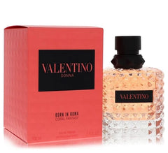 Valentino Donna Born In Roma Coral Fantasy Eau de Parfum for Women 3.4 oz / 100ml – Fruity Floral Long-Lasting Luxury Designer Fragrance